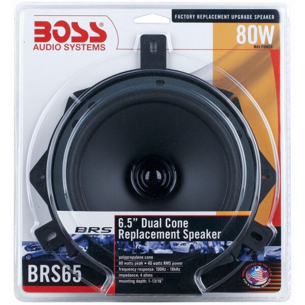 Main product image for BOSS BRS65 6-1/2" Dual Cone Replacement Speaker 265-378